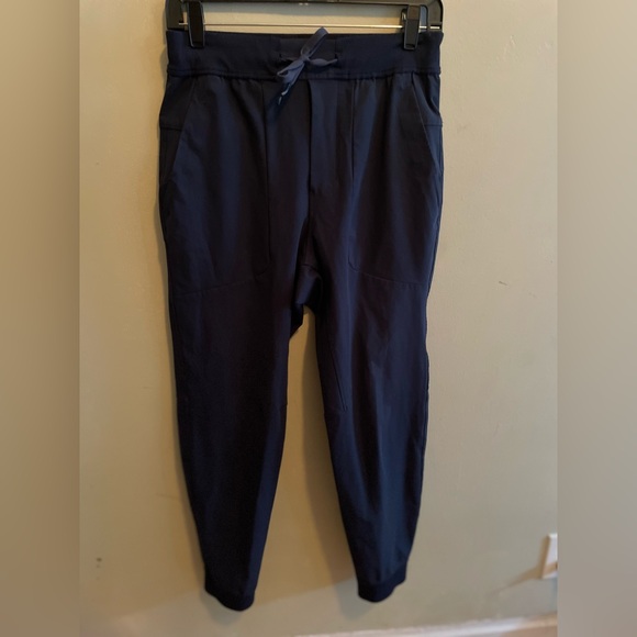 LULULEMON ABC JOGGERS FIRST RELEASE NAVY BLUE M medium MENS Great CONDITION - Picture 2 of 8